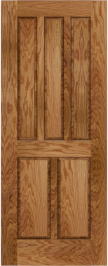 Raised  Panel   Chatsworth  White Oak  Doors